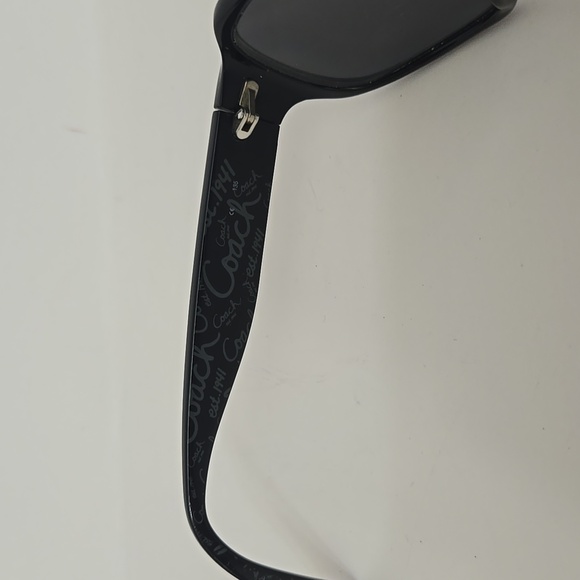 Coach Georgette (S497) Womens Rectangular FRAMES ONLY Black 55x17x135 Flaw #3576 - Picture 6 of 9